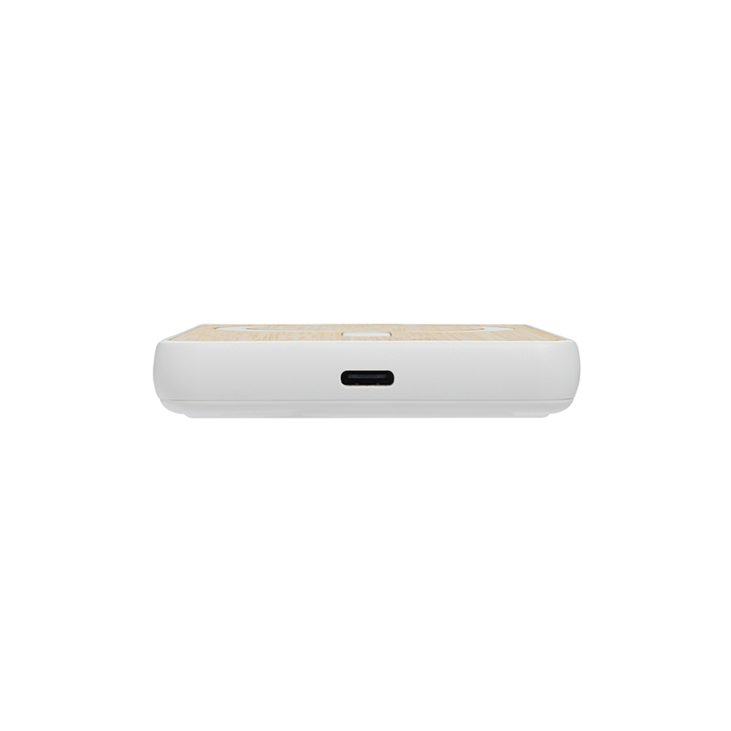Magnetisk powerbank i bambus - Billede 5